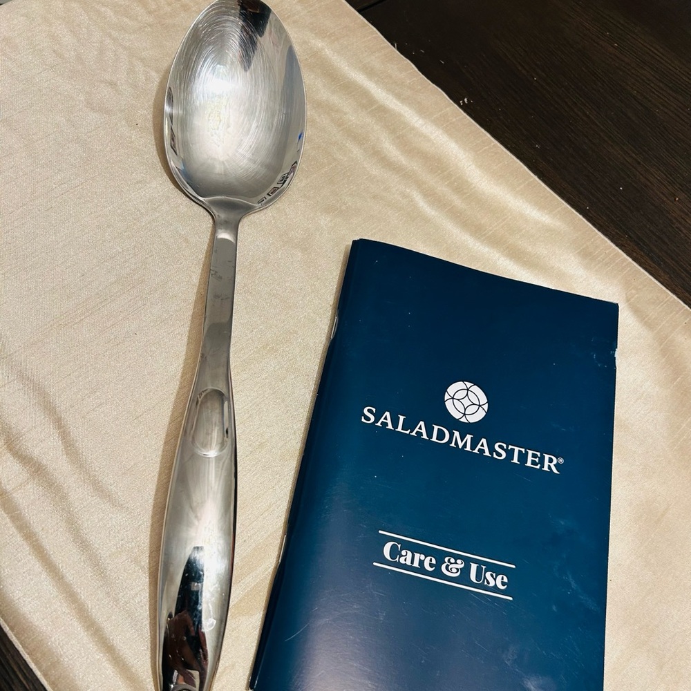 Salamaster Solid Stainless Steel Serving Spoon